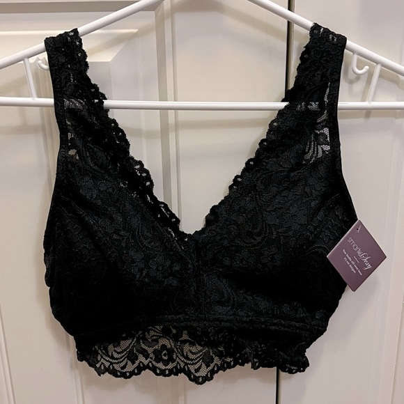 Smart & Sexy Womens Signature Lace Deep V Bralette in Large - Picture 5 of 5